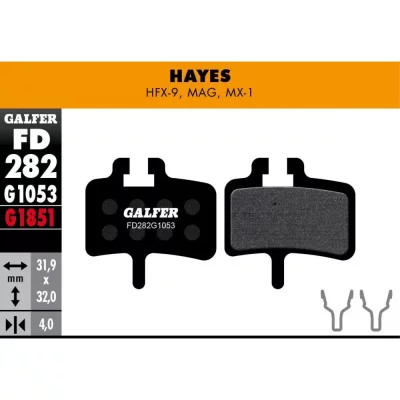 GALFER  Freins  Standard Hayes Hfx-9/mag/mx-a One Size