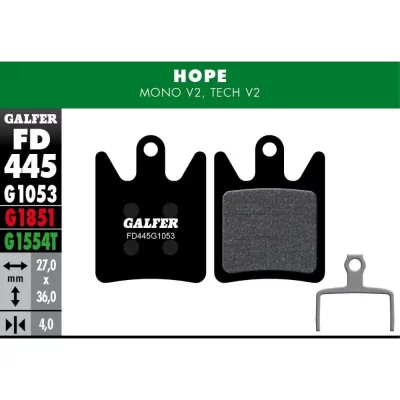 GALFER  Freins  Standard Hope Mono Trial One Size