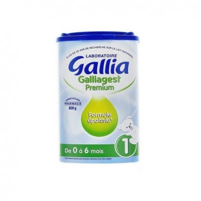 GALLIA  gest 1er &acirc;ge lait en poudre 800g