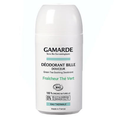 GAMARDE  D&eacute;odorant bille Douceur Fraicheur Th&eacute; Vert Bio, 50ml