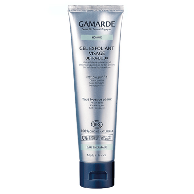 GAMARDE  Homme Gel Exfoliant Visage Ultra-Doux Bio 100 g
