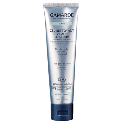GAMARDE  HOMME - Gel Nettoyant Visage Ultra-Doux Bio, 100g