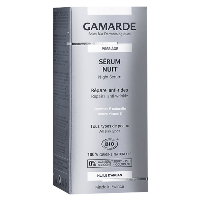 GAMARDE  PRES-AGE - SERUM NUIT REPARATEUR ANTI-RIDES, 30ml