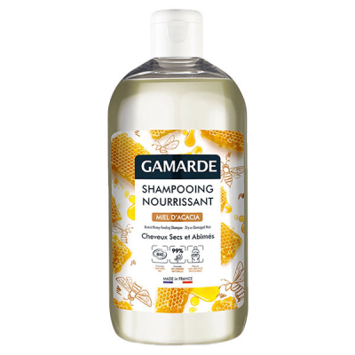 GAMARDE  Shampoing nourrissant au miel d'acacia flacon 500ml