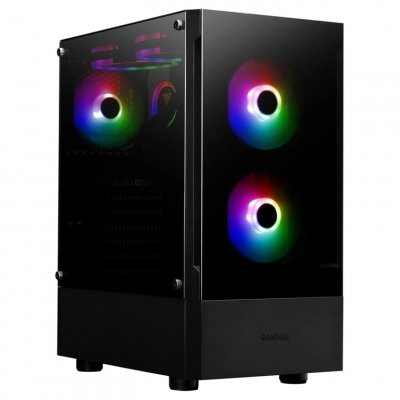 GAMDIAS  Boitier Moyen Tour ATX Talos E3 RGB avec panneau vitr&eacute; (Noir)