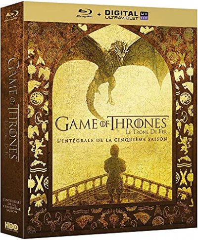 Game of Thrones (Le Tr&ocirc;ne de Fer) - Saison 5 HBO 4 Disques