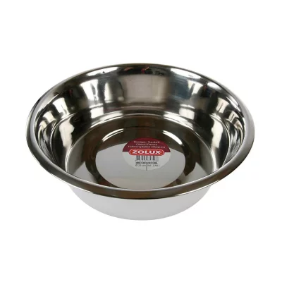 ZOLUX Gamelle pour animaux en acier inoxydable &Oslash;34 cm - 6 5 L