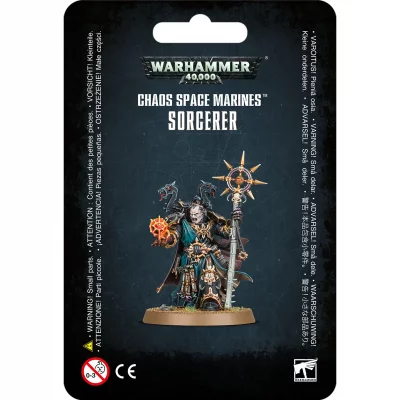 GAMES WORKSHOP  Chaos Space Marines Sorcerer
