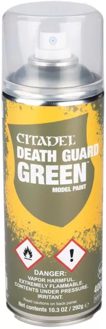 GAMES WORKSHOP  Citadel Bombe sous-Couche - A&eacute;rosol Death Guard Green