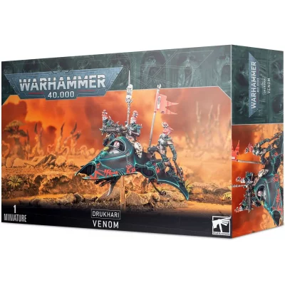 GAMES WORKSHOP - Miniature Drukhari Venom, 99120112031, Black