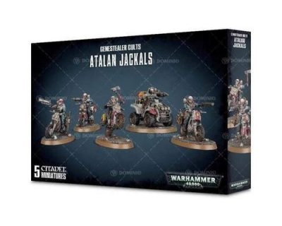 GAMES WORKSHOP  Warhammer 40k - Genestealer Cults Atalan Jackals 51-62 Noir