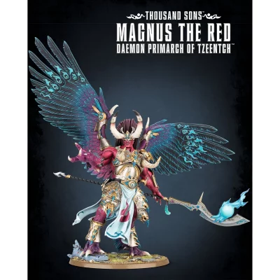 GAMES WORKSHOP  Warhammer 40k - Magnus The Red Noir