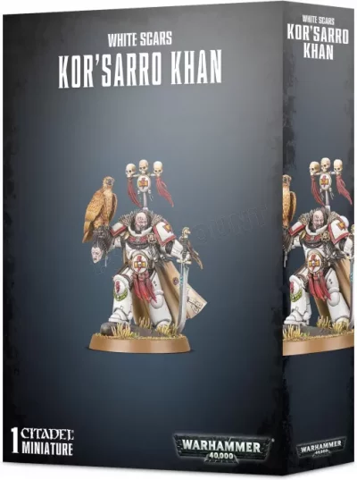 GAMES WORKSHOP  Warhammer 40k - White Scars Kor'Sarro Khan