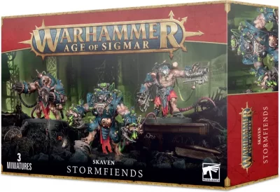 GAMES WORKSHOP  Warhammer AoS - Skaven Stormfiends 99120206017 Noir