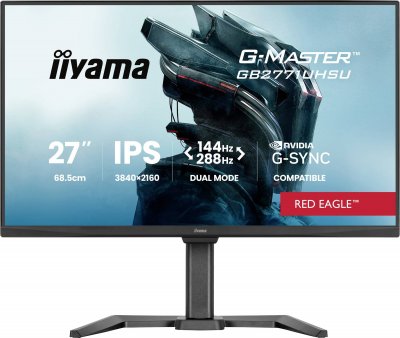 IIYAMA Gaming 27"" IPS UHD, 144Hz DLG, 450cd, 2A2C, HDMI2.1, speakers, HAS