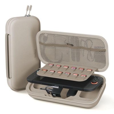 BELKIN Gaming - Etui pour console de jeux - polyester - sable - pour Nintendo Switch 2