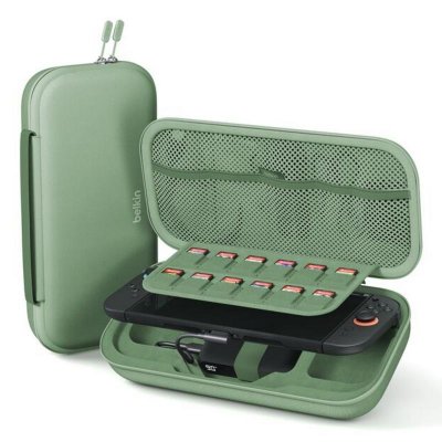 BELKIN Gaming - Etui pour console de jeux - polyester - vert pistache - pour Nintendo Switch 2