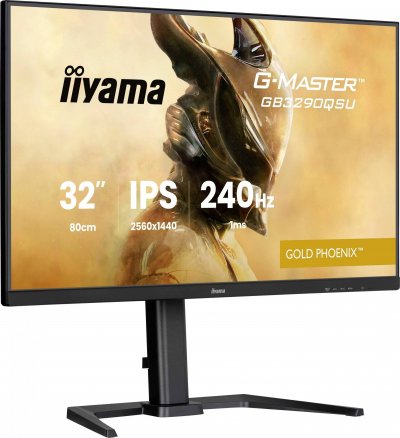 IIYAMA Gaming G-Master Gold Phoenix GB3290QSU-B1 31,5"" 240 Hz QHD Noir mat