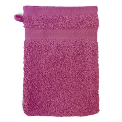 LINNEA Gant de Toilette 16x21 cm Royal Cresent Rose Vin 650 g/m2