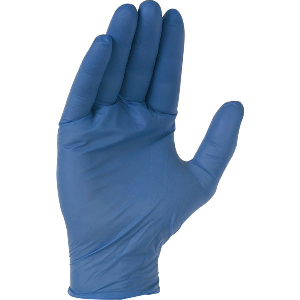 TOPCAR Gant nitrile a usage unique non poudre boite 100 gants taille 8-9