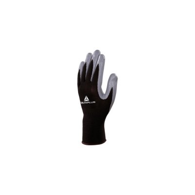 DELTA PLUS Gant tricot polyester / paume nitrile - Taille 9 - 