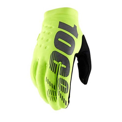 100% Gants  Brisker - Fluorescent/Yellow