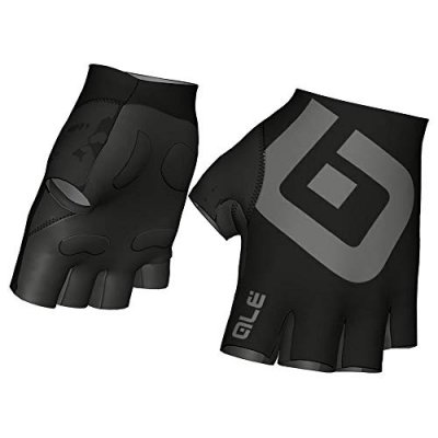 ALE Gants courts  air noir gris