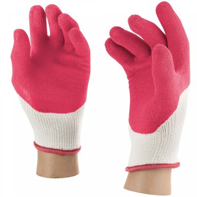 ROSTAING Gants de jardinage multi-usage imperm&eacute;ables rose  Taille 08