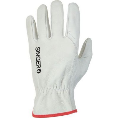 SINGER SAFETY Gants De Manutention Cuir Tout Fleur Avec Elastique De Taille 11