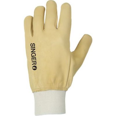 SINGER SAFETY Gants De Manutention De Jardinage Avec Bord C&ocirc;te En Beige De Taille 10