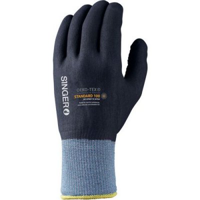 SINGER SAFETY Gants De Manutention Nitrile Avec Picots Enduction Totale Taille 10