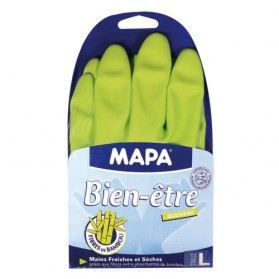 MAPA Gants de m&eacute;nage extra absorbant, fibres de bambou, taille M