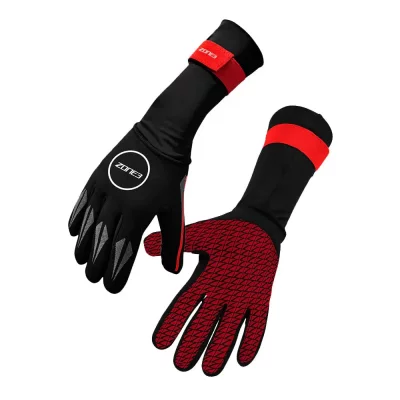 ZONE3 Gants de natation  (n&eacute;opr&egrave;ne) - Medium Noir Gants de natation