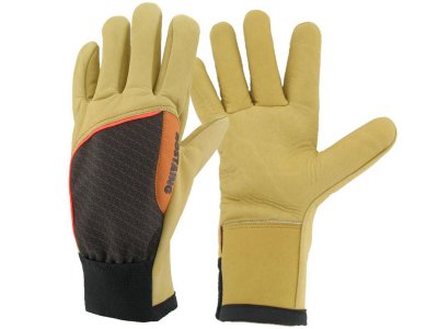 ROSTAING Gants de protection Cl&ocirc;ture sp&eacute;cial barbel&eacute;s T11  Beige