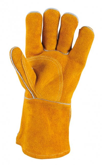 KS TOOLS Gants - En cuir - Court - Pour soudeur - Taille XL - 985.7036
