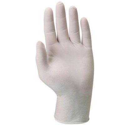 DULARY Gants jetables Latex 5800 poudr&eacute; aql 15 (100 Gant) Taille 8