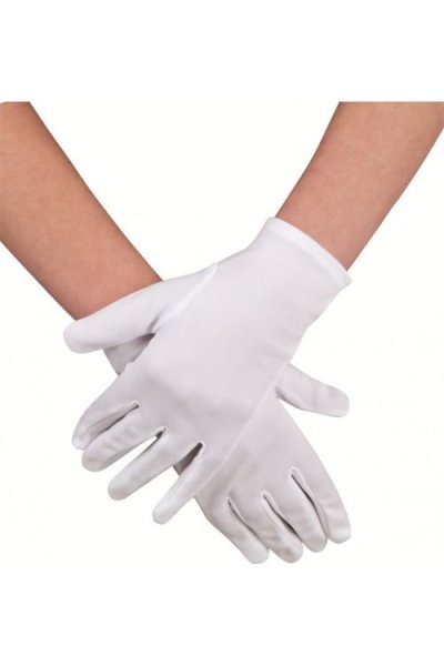 APTAFETES Gants Polyester Adulte Blanc - Blanc - Taille Unique