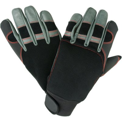 OREGON Gants sp&eacute;cial tron&ccedil;onneuse  noir et gris, taille 9 / L