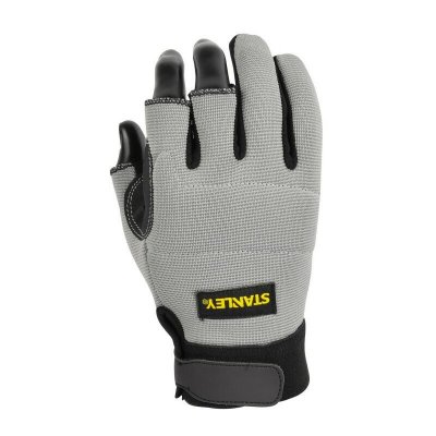 STANLEY Gants  Mitaine performance 3 doigts T10 Gris T10 Gris 10