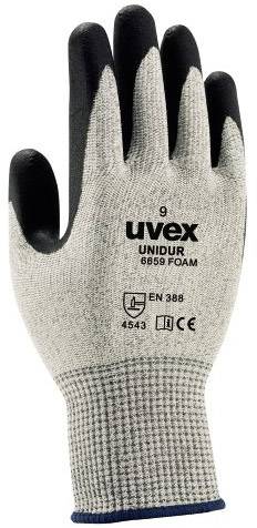 UVEX Gants  anti-coupure unidur 6659 foam en 388 -4543 c Noir 7 - Noir