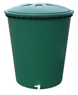 GRAF Garantia - R&eacute;cup&eacute;rateur d'eau a&eacute;rien cylindrique vert , 210 l