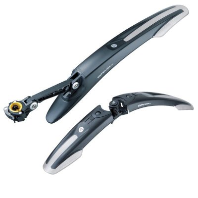TOPEAK Garde-boue  Defender M1 & M2 (avant et arri&egrave;re) - Pair Noir