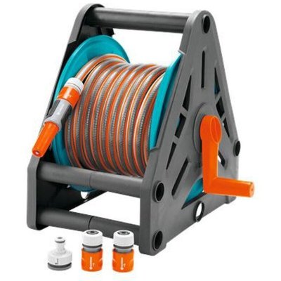 GARDENA  02687-20 Coffret Support Plastique Gris/Orange 39 x 38 x 38 cm