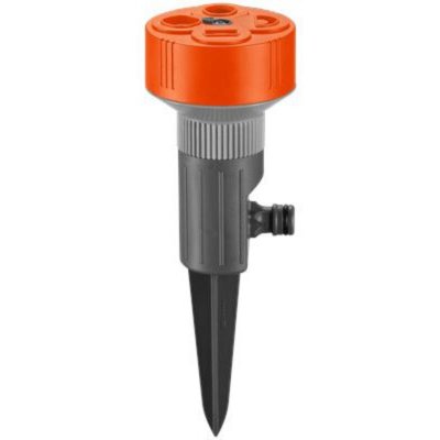 GARDENA  2068-20 Classic ASPERSOR GIRATORIO DE 4 &Aacute;REAS Gris/Naranja