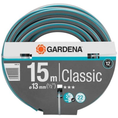 GARDENA  Classic Tuyau d'arrosage 13 mm x 15 m couleurs assorties