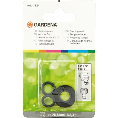 GARDENA  - Jeu de rondelles - adapt&eacute; pour raccord filet&eacute; pour taraud de 33,3 mm