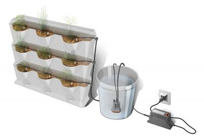 GARDENA  Kit d'extension pour arrosage de jardin vertical