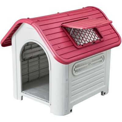 GARDIUN  Dakota Resin Kennel Rouge 72 x 87 x 75 cm