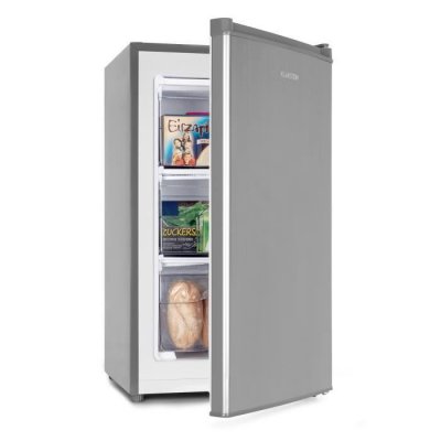 KLARSTEIN Garfield Eco L Cong&eacute;lateur 60 litres & 3 tiroirs - 41dB - Classe E - Inox gris