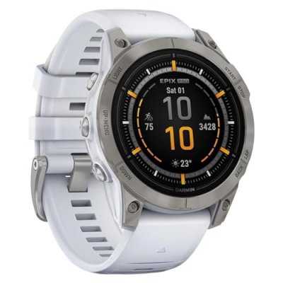 GARMIN  Epix 2 Pro Sapphire - Montre GPS Titane Silver Blanc 47 mm